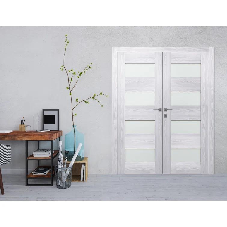 Belldinni Avon Solid + Manufactured Wood without Installation Hardware Kit Prehung Door