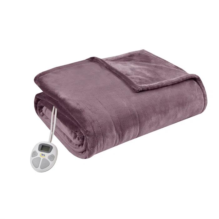 Serta Plush Heated Blanket