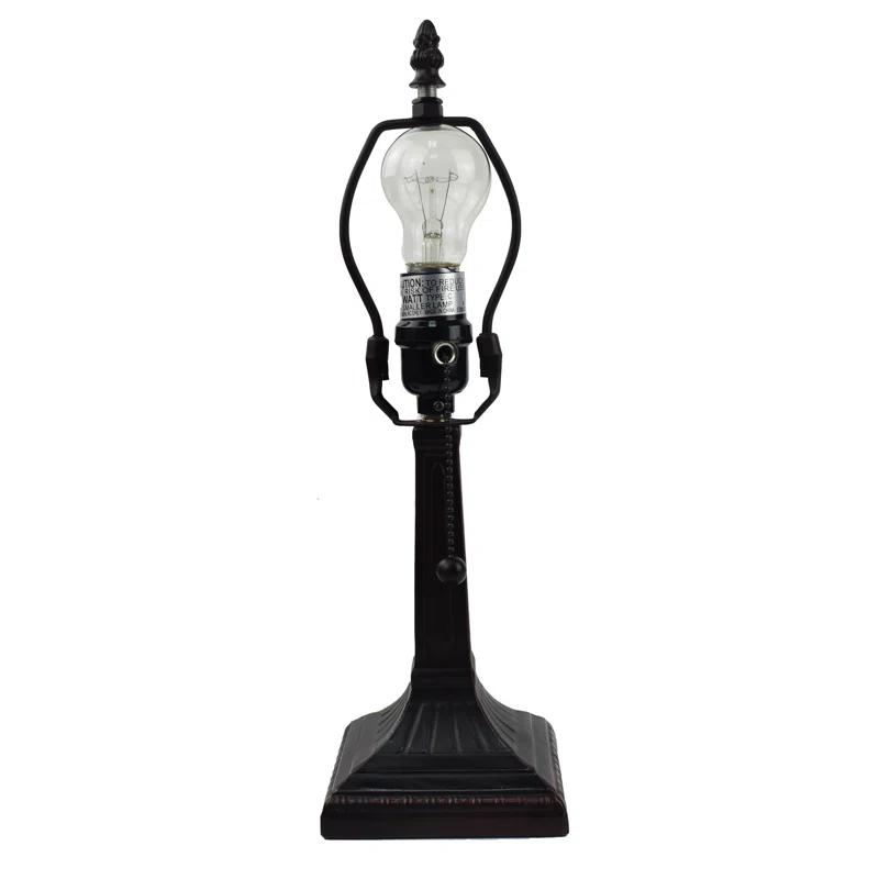 Amora Lighting Tiffany Metal Table Lamp