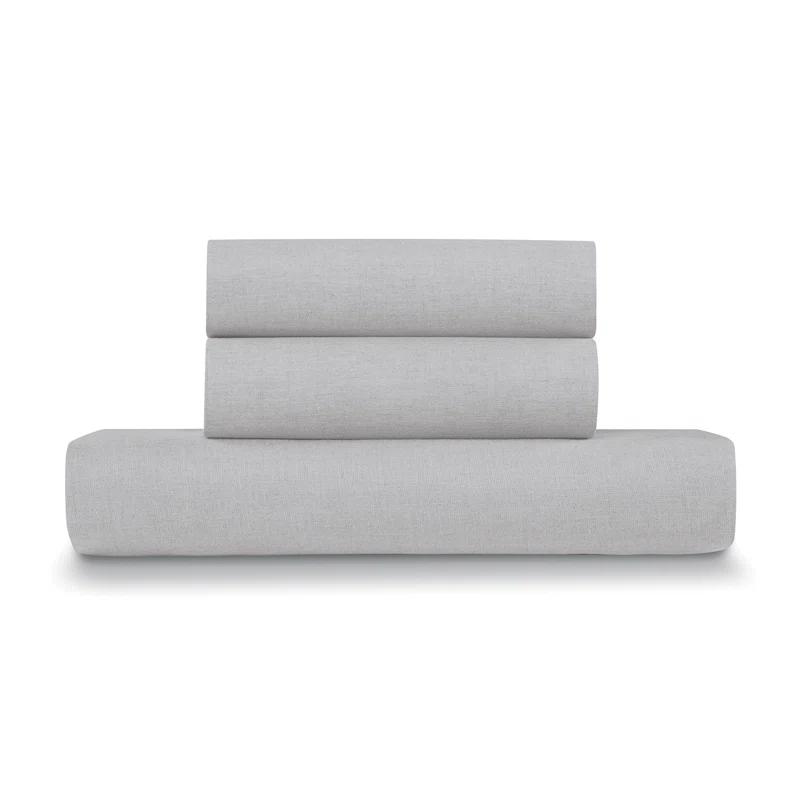 Ella Jayne Home French Linen Cotton 3-Piece Duvet Cover Set