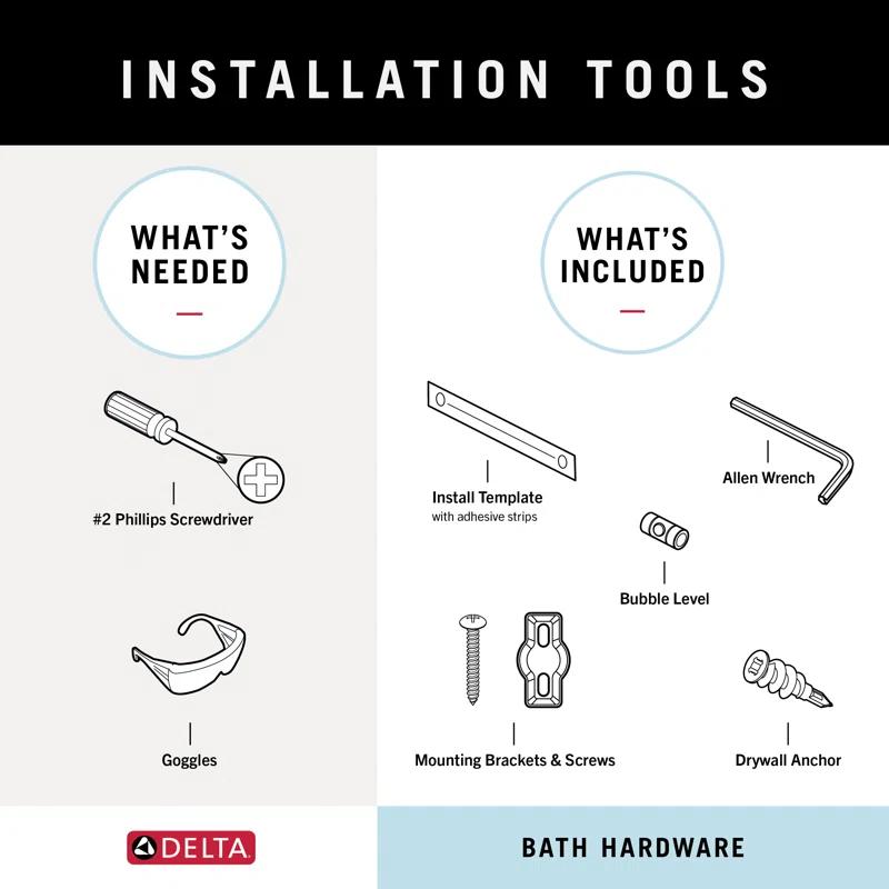 Tetra 24 in. Towel Bar Bath Hardware Accessory