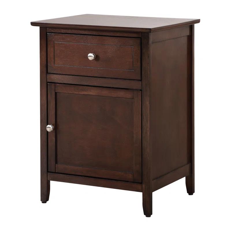 Sutherlans Cranbrook Modern Nightstand, Nightstand with 1 Drawer 1 Door & Reviews | Wayfair