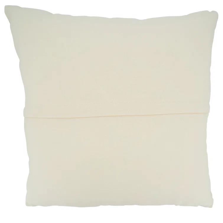 Saro Celeste Collection Geometric Cotton Blend Throw Pillow