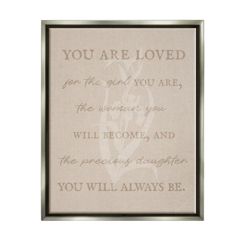 Stupell Industries " Precious Daughter Family Phrase " by Lil' Rue