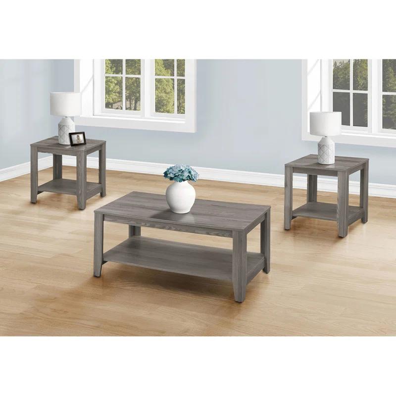 Millwood Pines Transitional Table Set, 3pcs Set