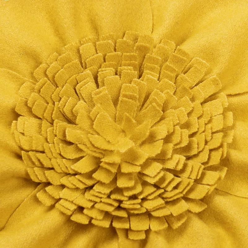JWH 3D Floral Throw Pillow Floral Throw Pillow