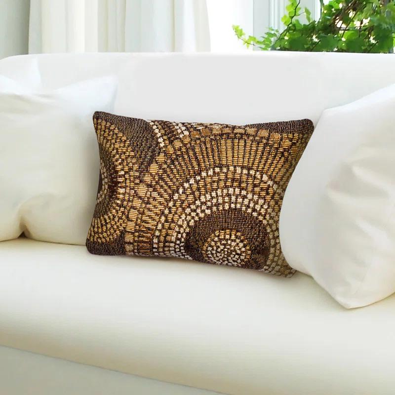 Marina Abstract Indoor/Outdoor Throw Pillow