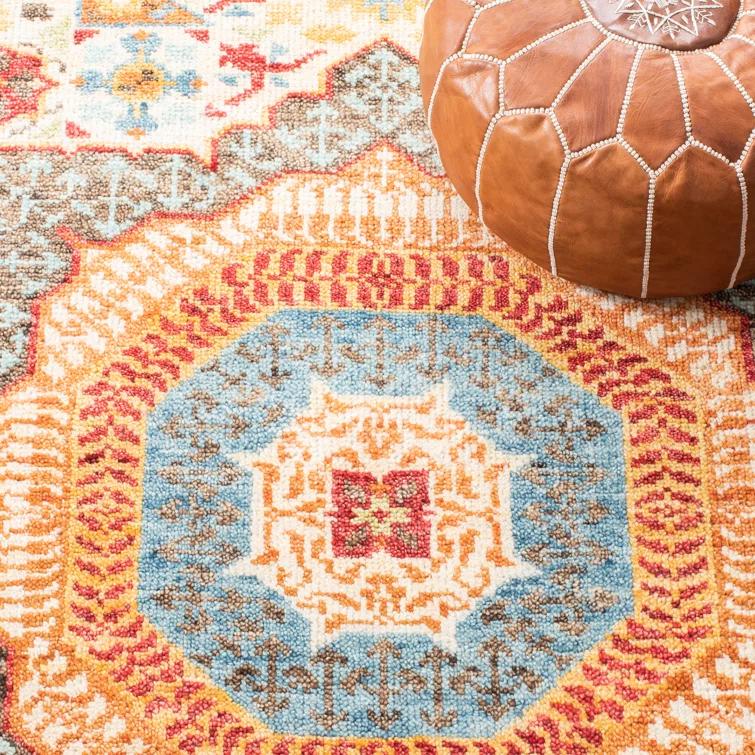 Safavieh Hand Knotted 80% Wool And 20% Cotton Southwestern Rug
