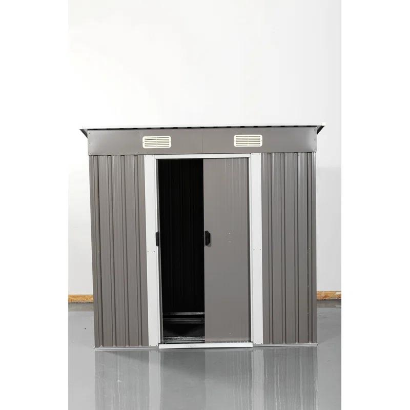 wendeway 6Ft X 4Ft Outdoor Metal Storage Shed