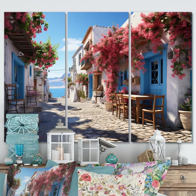 Design Art Greece Greek Island Rhapsody - Landscapes Metal Wall Decor Set | Wayfair
