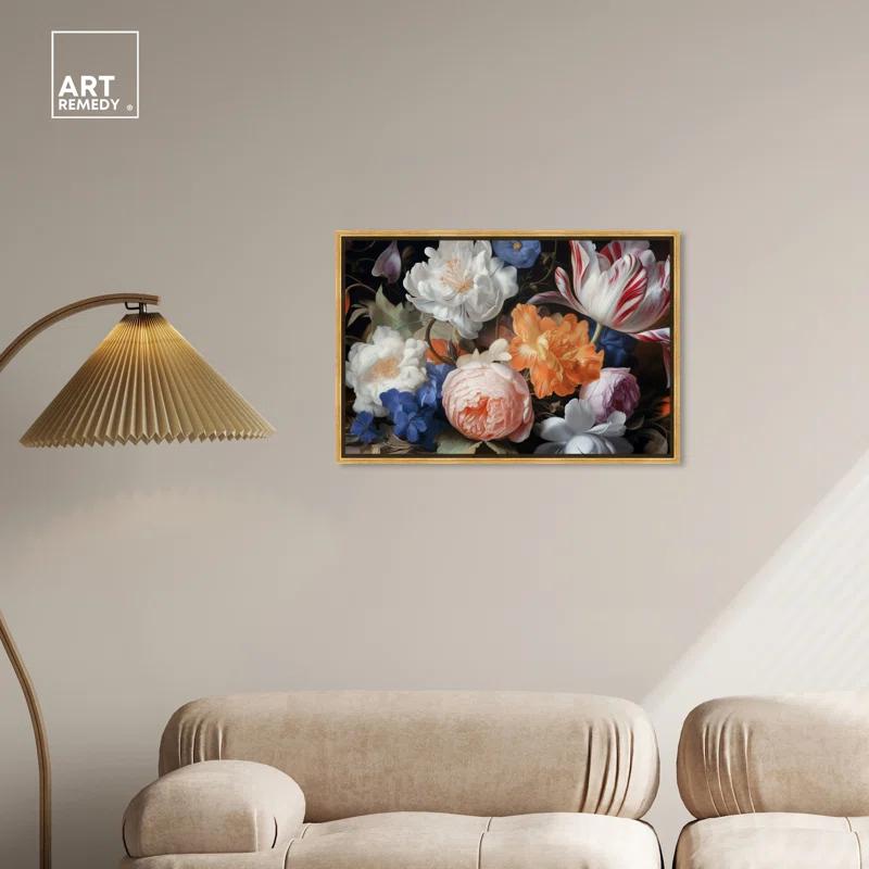 Art Remedy Floral Of Gentle Elegance Elegant Floral Wall Art by Art Remedy