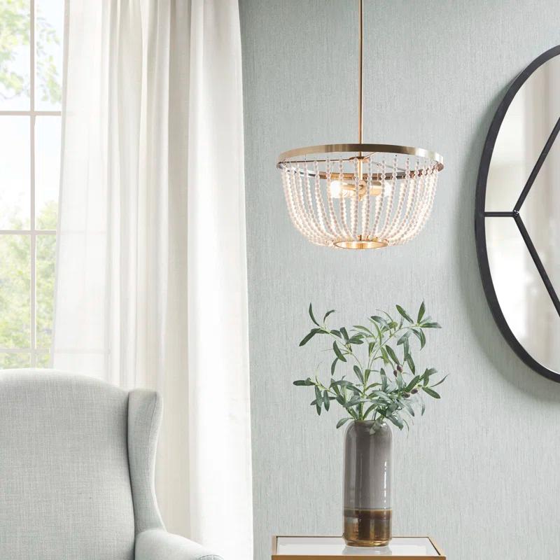 Hampton Hill Melrose 2-Light Beaded Chandelier