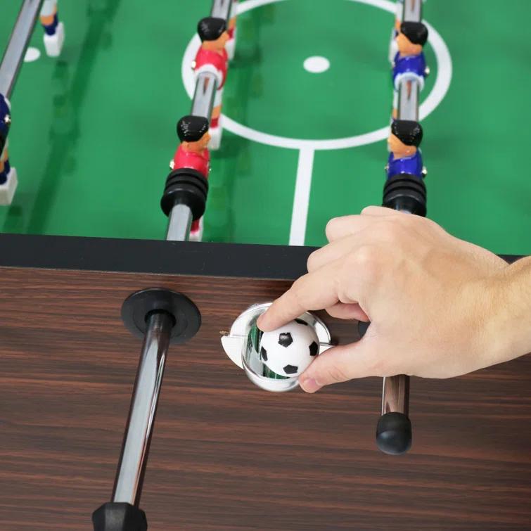 Arlmont & Co. Christopher Arlmont & Co. 55.25'' L Foosball Table with Telescopic Rods