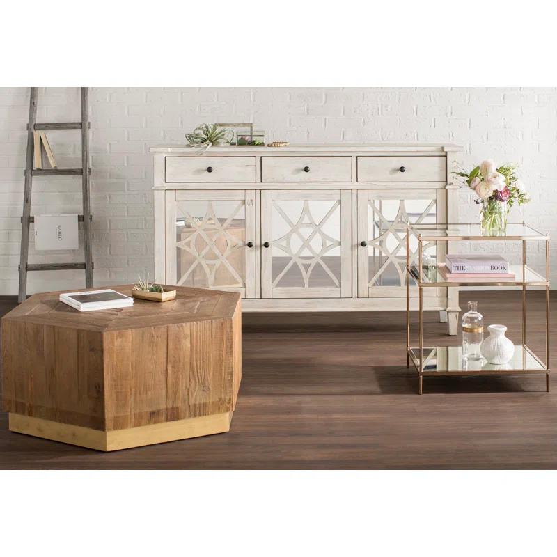 Wade Logan® Gosport Glass Top End Table