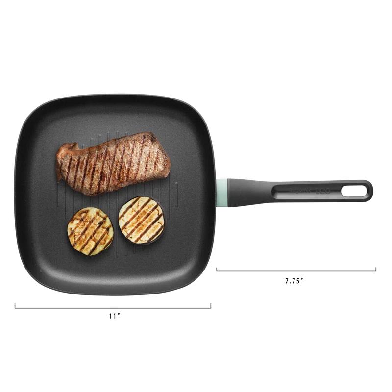 BergHOFF BergHOFF Leo Non-stick Aluminum Grill Pan 10.25", Sage