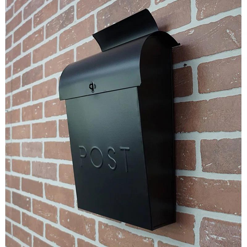 Emily Post Industrial Style Wall Mounted Mailbox
