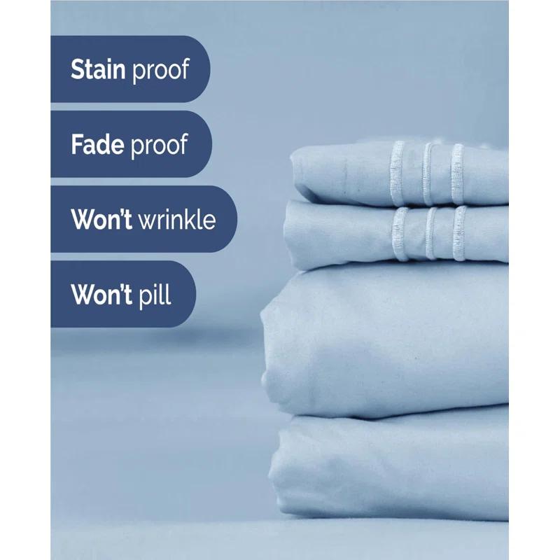 CGK Linens 4 Piece Sheet Set Premium Cooling, Soft & Wrinkle Free Sheet Set
