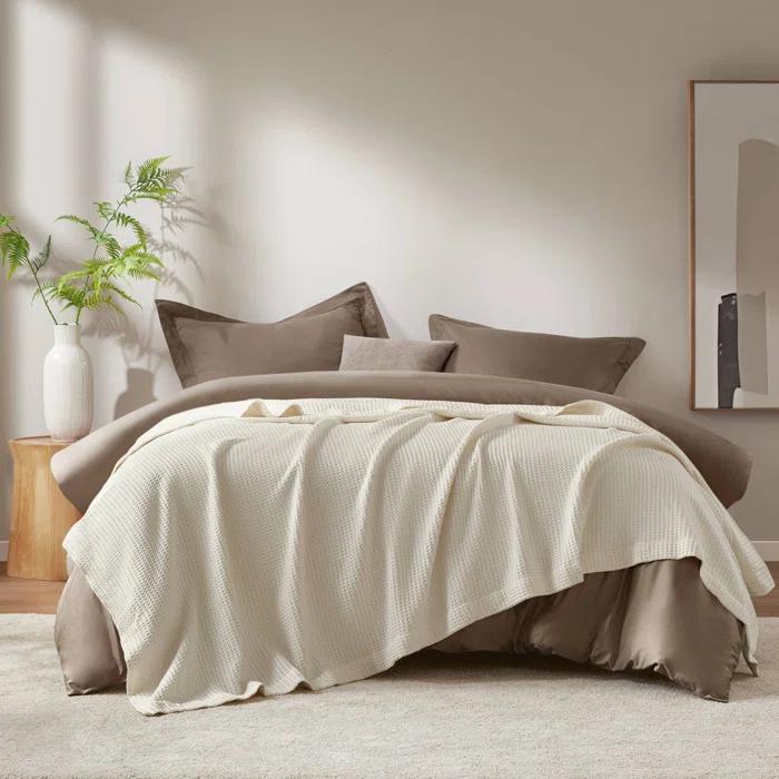 Waffle Weave Cotton Blanket