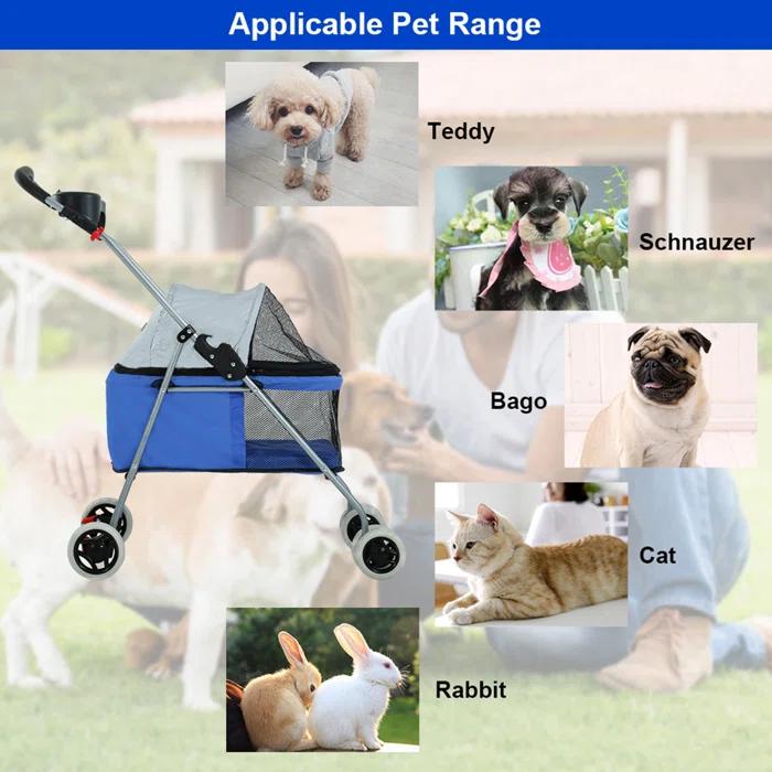BestPet Foldable Pet Jogger Stroller