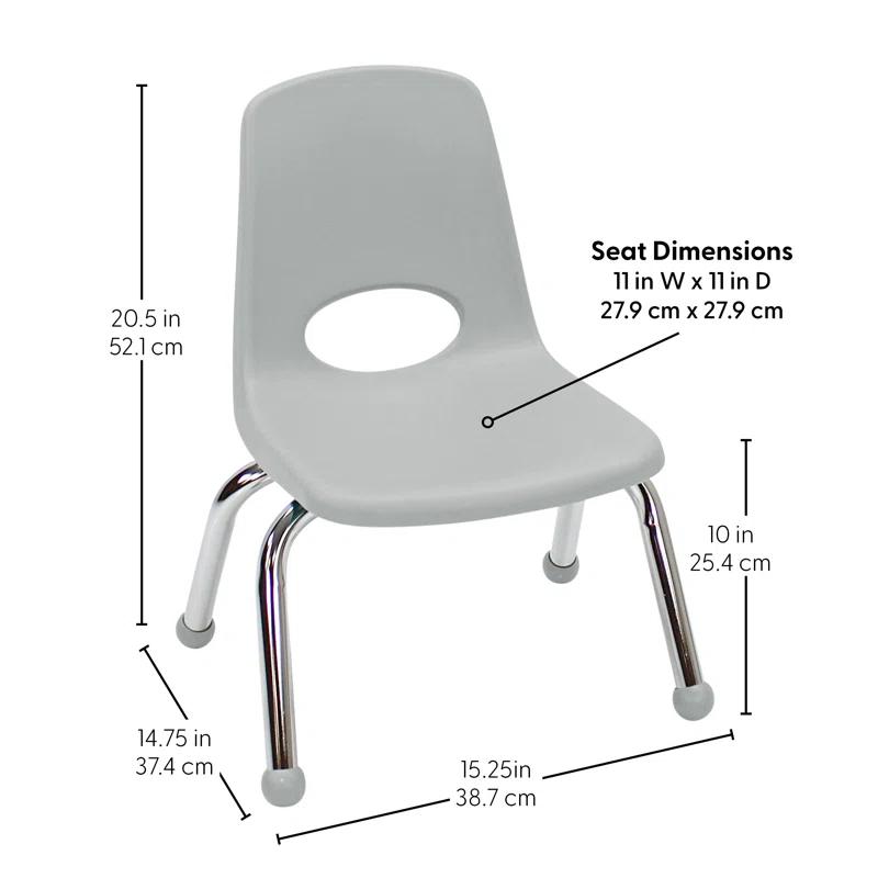 Factory Direct Partners Stacking Classroom Chair ( Set of 6 ) (Set of 6)