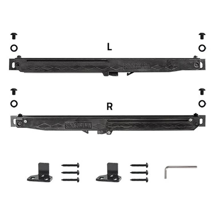 Quiet Glide 6.6 Ft. Soft Close Standard Single Barn Door Hardware Kit (Door Not Included)