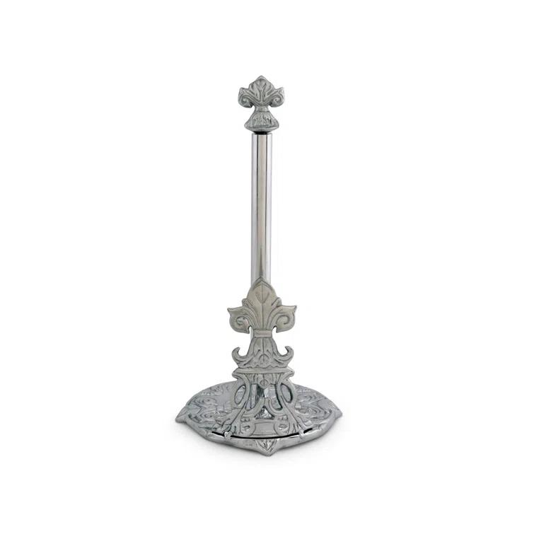 Arthur Court Designs Fleur De Lis Metal Paper Towel Holder
