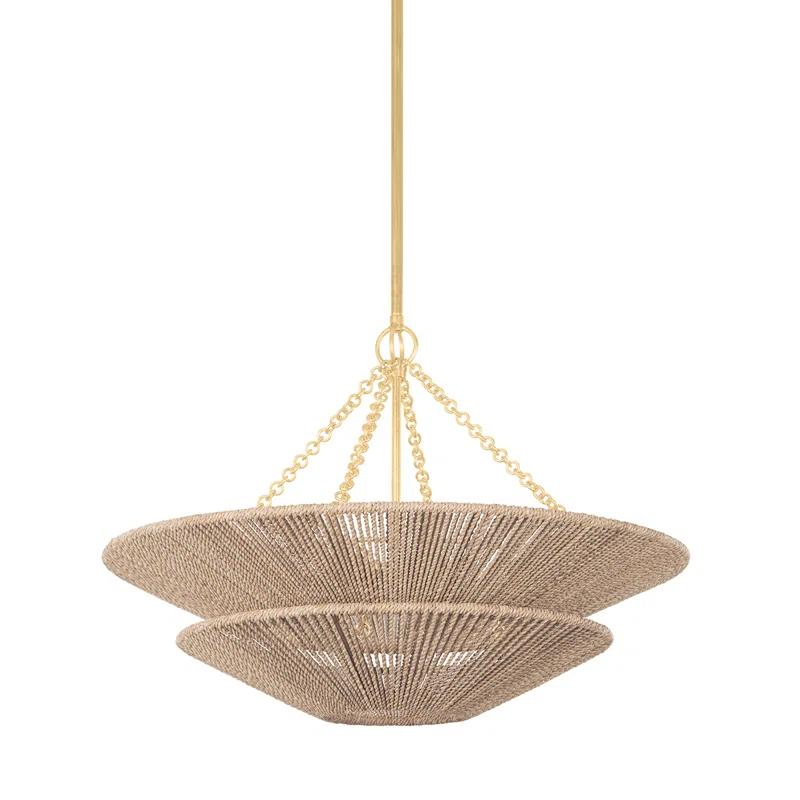 Anaya Chandelier - Natural / 30" Dia