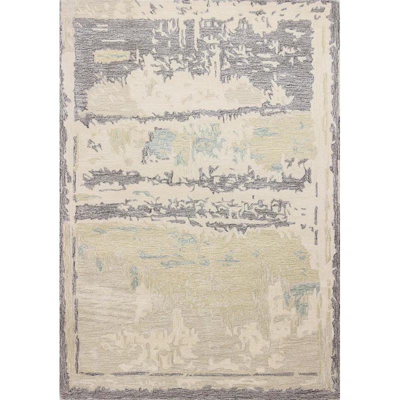 Bashian Rugs Handmade Tufted Ivory Rug