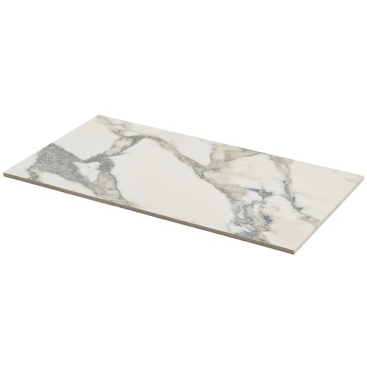 Bond Tile Saroshi 11.81 in. x 23.62 in. Matte Marble Look Porcelain Floor and Wall Tile (9.68 Sq. Ft. / Case)