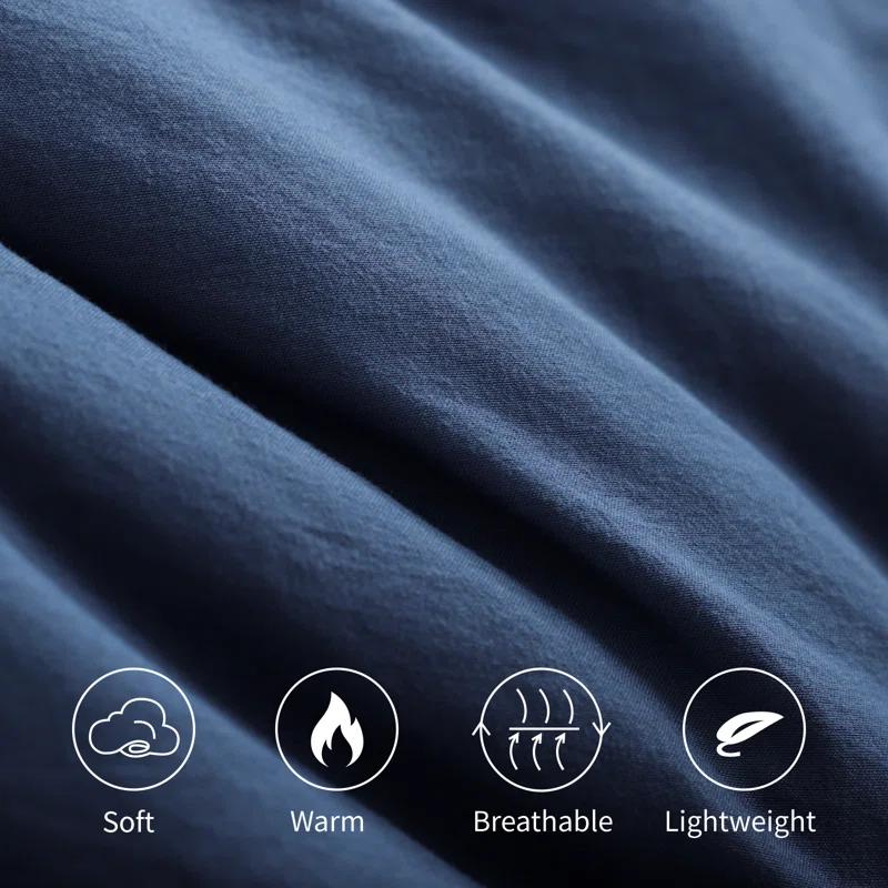 Aisbo Prewashed Microfiber Reversible Comforter Set