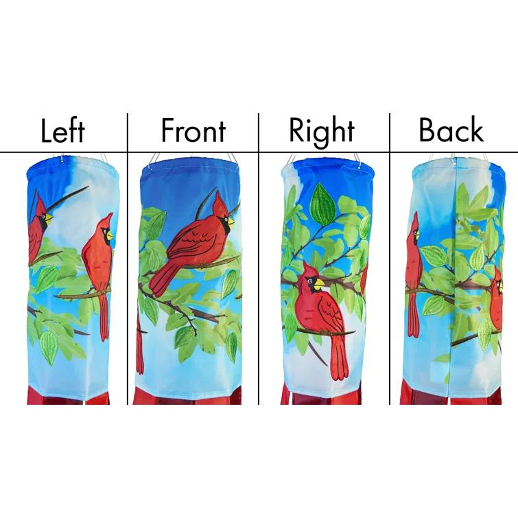 In The Breeze Double Sided 40'' H x 6'' W Polyester Wind Sock