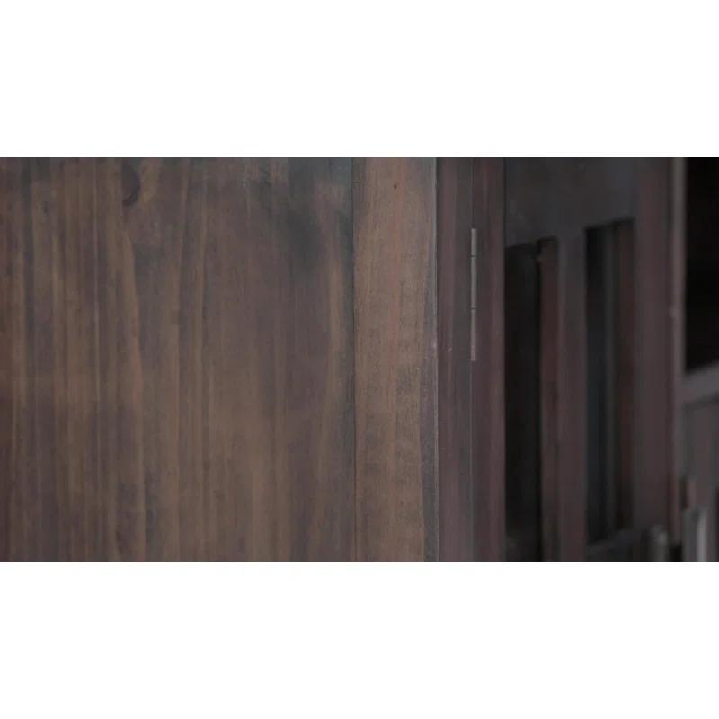 Simpli Home Artisan SOLID WOOD 72 inch TV Media Stand