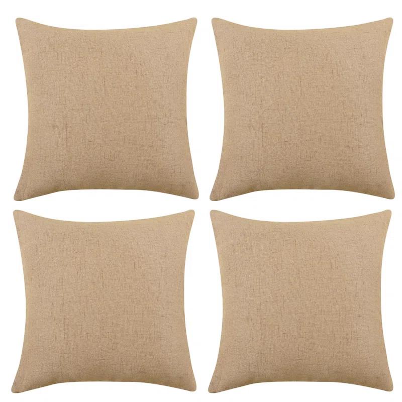 Deconovo Reversible Pillow Cover (Set of 4)