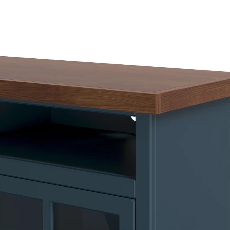 Audiohome Nantucket 74 Inch Fireplace TV Stand Console For Tvs Up To 85 Inches