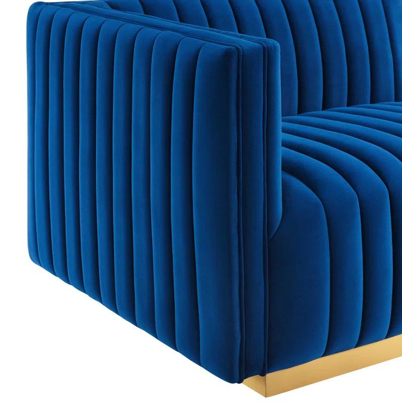 Conjure Channel Tufted Upholstered Fabric Sofa by Modway