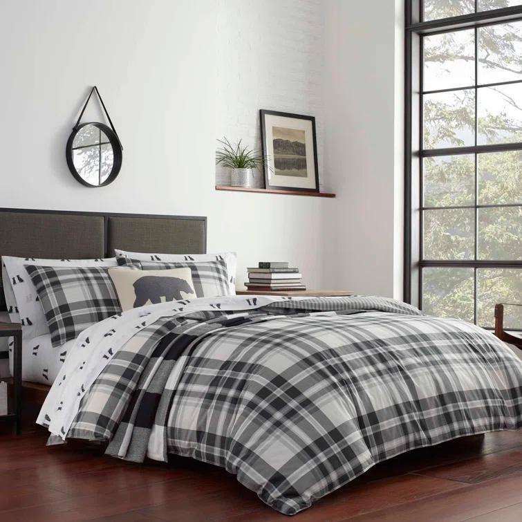 Eddie Bauer Plaid & Stripes Eddie Bauer Reversible Comforter Set