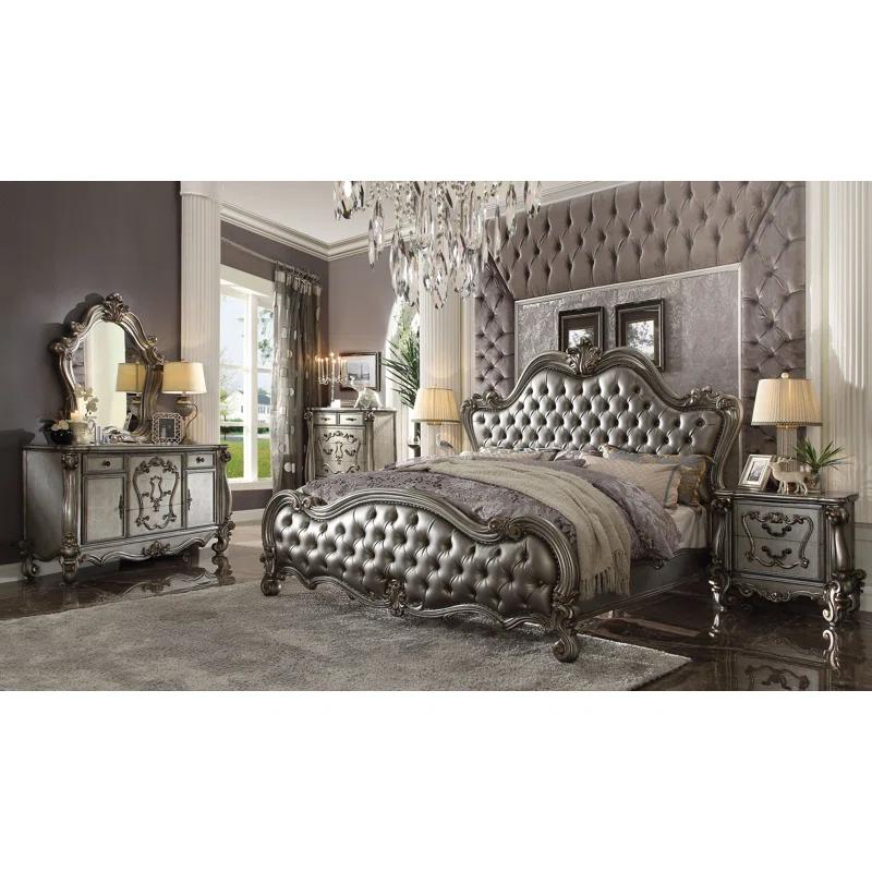 Bersally Solid Wood 70'' W 5 - Drawer Dresser