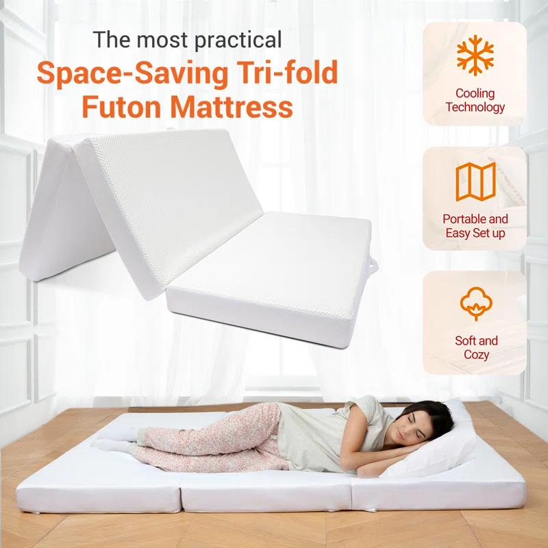 Cheer Collection Cheer Collection 4'' Plush Memory Foam Mattress