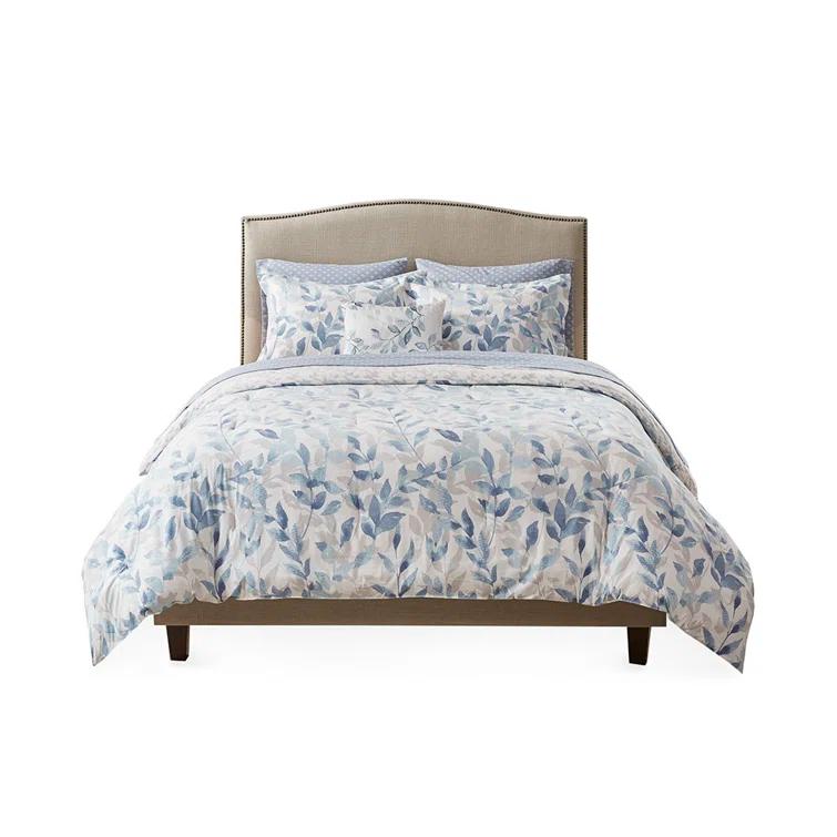 Madison Park Essentials Sofia Microfiber Reversible Comforter Set with Bed Sheets