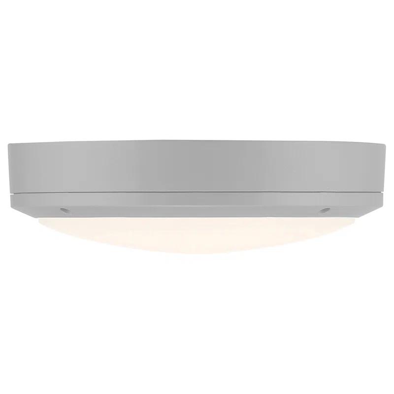 Access Lighting Rockaway Dual Voltage Outdoor LED Flush Mount - Satin