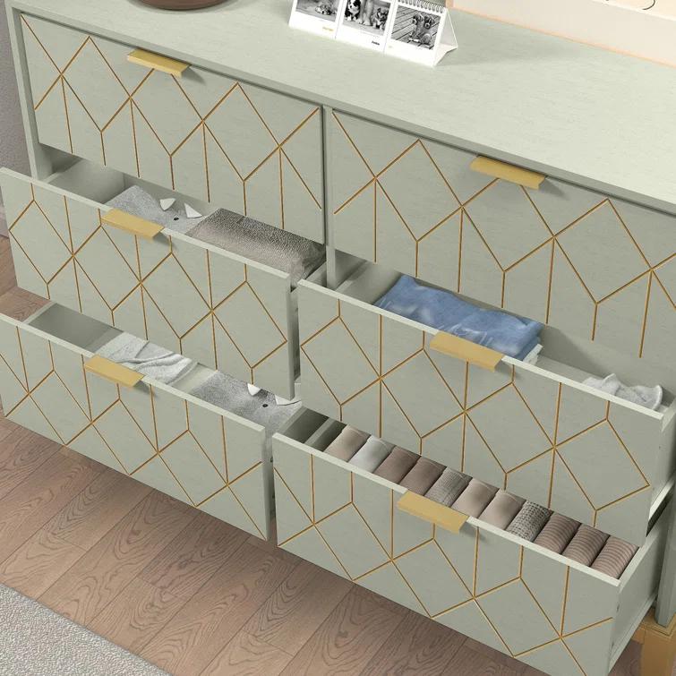 Mercer41 Jashae 46.2'' W 6 - Drawer Dresser