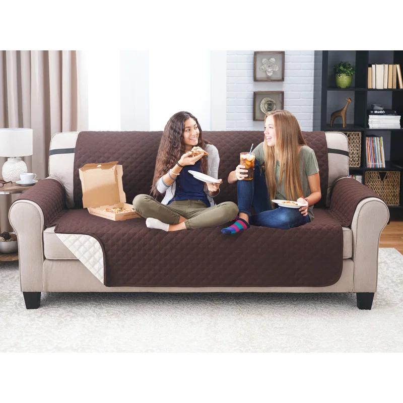 Symple Stuff Home Solutions Box Cushion Sofa Slipcover