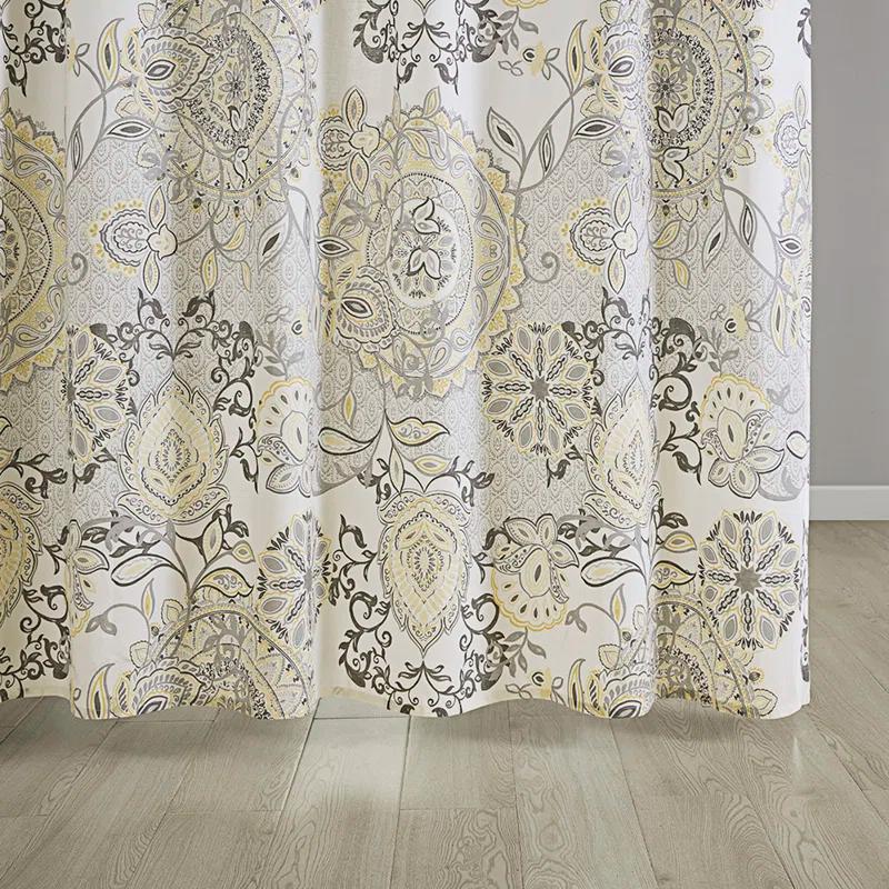 Madison Park Isla 100% Cotton Shower Curtain & Reviews | Wayfair