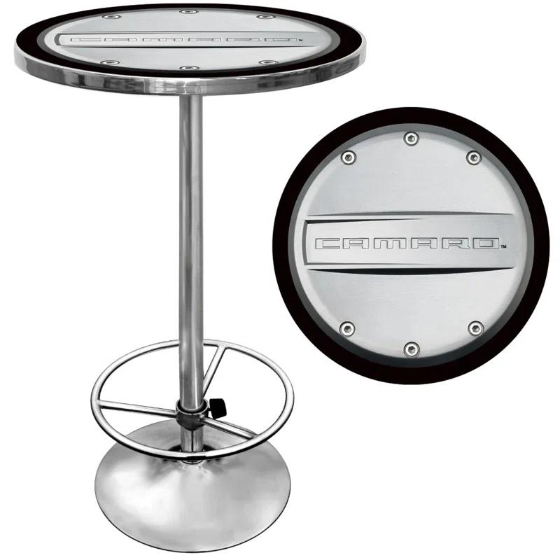 Trademark Global Round Metal Base Dining Table