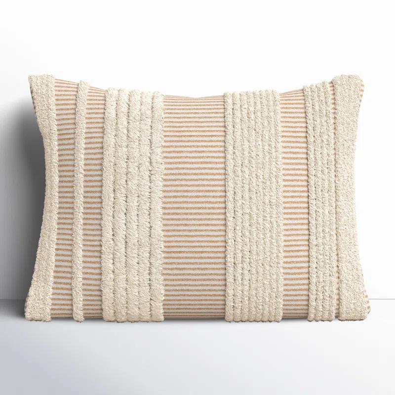 Horace Striped Cotton Throw Pillow
