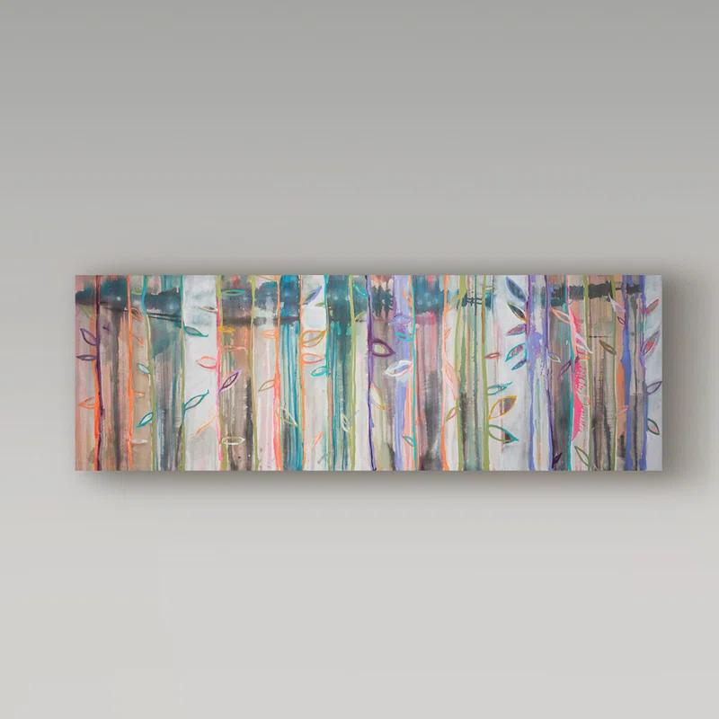 Trademark Fine Art " Colored Bamboo " by Zwart