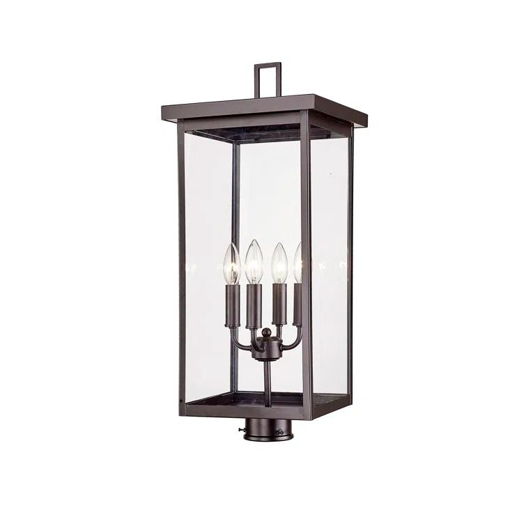 Millennium Lighting Barkeley 4 Light 26.13" Tall Outdoor Single Head Post Light