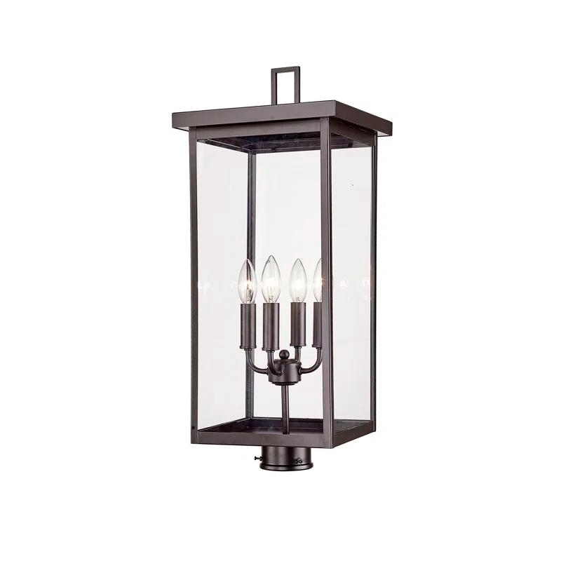 Barkeley 4 Light 26.13" Tall Outdoor Single Head Post Light