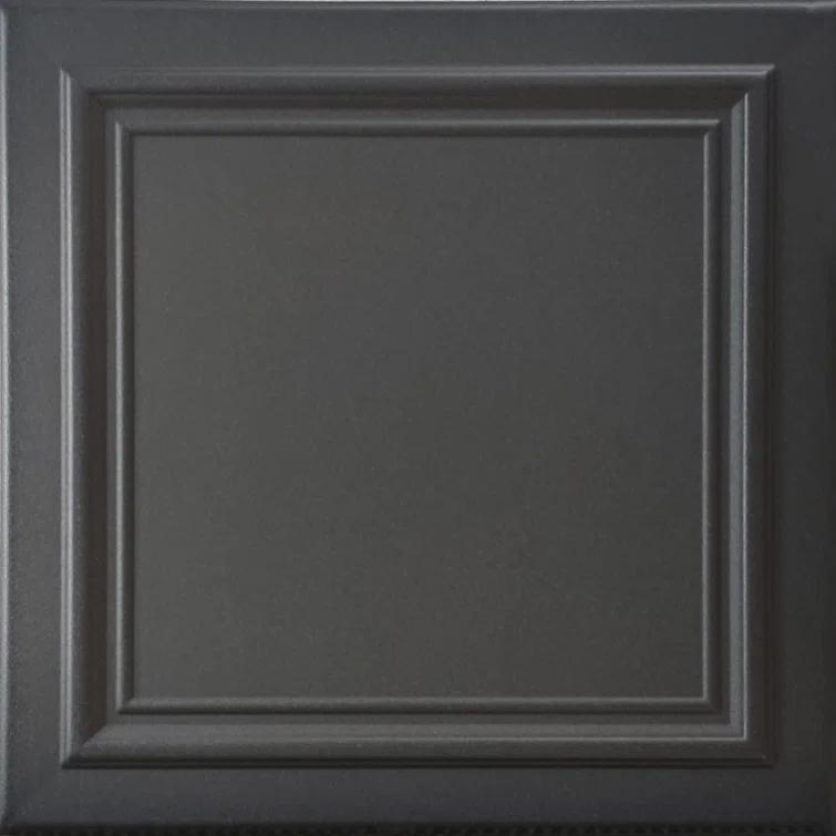 A La Maison Ceilings Line Art 1.6 ft. x 1.6 ft. Polystyrene Glue-up Ceiling Tile (Set of 96)