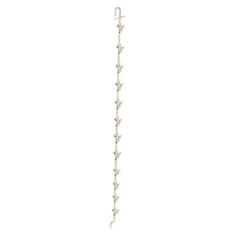 Azar Displays 800300 12 Station Metal Display Rod w/ Rounded Top, 10-Pack (Set of 10)
